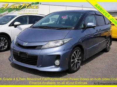 Begagnad Toyota Estima 170 HK (125 kW) 2013 Blå Minibuss