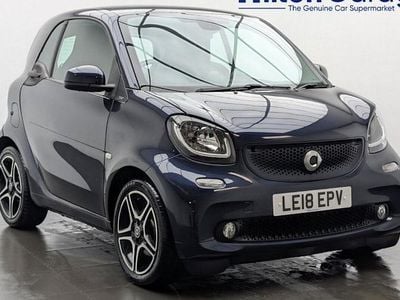 Used Smart ForTwo Coupé 90 HP (66 kW) 2018 Blue Coupe