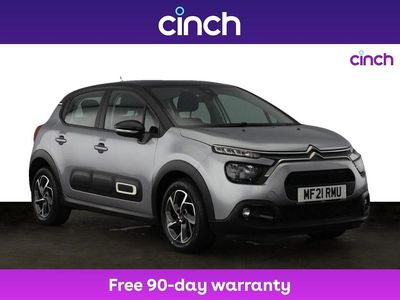 Grey Used 2021 Citroën C3 PureTech Hatchback | £8,949 (Fair price)