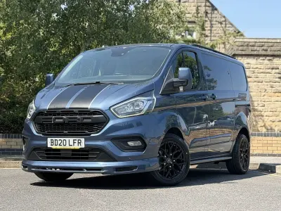 Used Ford Transit Custom Limited 130 HP (95 kW) 2020 Blue Van