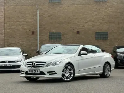Used Mercedes E200 2012 White Cabriolet