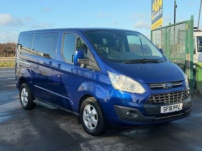 Blue Used 2018 Ford Tourneo Custom Titanium Van | £8,950 (Super price)