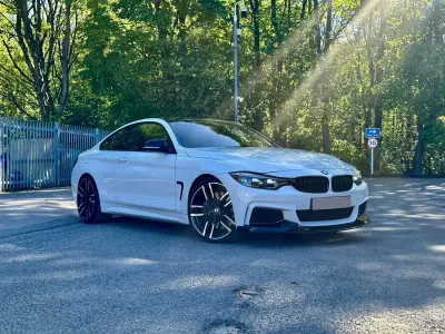 Usado BMW 430 M Sport 254 CV (186 kW) 2015 Blanco Coupe