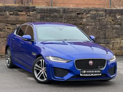 Used Jaguar XE R-Dynamic 179 HP (131 kW) 2020 Blue Sedan