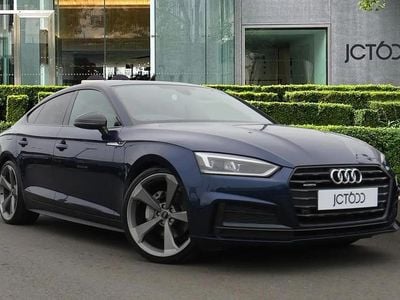 Used Audi A5 Sportback Black Edition 187 HP (137 kW) 2020 Blue Hatchback