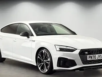 Used Audi S5 Sportback Sport 347 HP (255 kW) 2020 Glacier white Hatchback