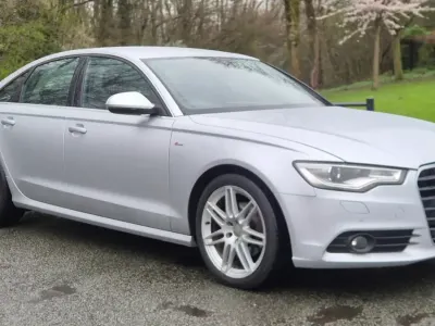Begagnad Audi A6 S-Line 190 HK (139 kW) 2014 Silver Sedan