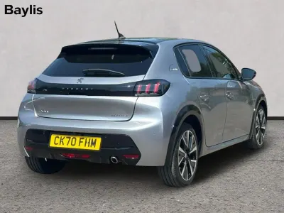 Used Peugeot 208 GT-line 99 HP (72 kW) 2020 Grey Hatchback