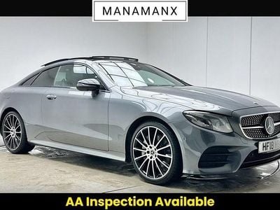 Used Mercedes E300 AMG line 245 HP (180 kW) 2018 Grey Coupe