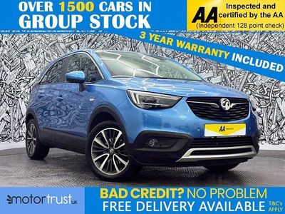 Used Vauxhall Crossland X Elite 130 HP (95 kW) 2020 Blue SUV