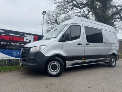 Używany Mercedes Sprinter 2018 Srebrny Van