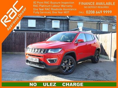 Used Jeep Compass Limited 170 HP (125 kW) 2019 Colorado red SUV