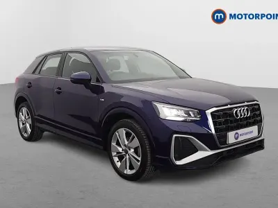 Begagnad Audi Q2 S-Line 2023 Blå SUV