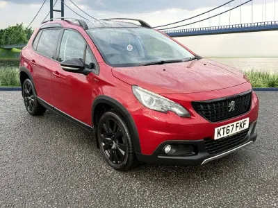 Used Peugeot 2008 GT-line 100 HP (73 kW) 2018 Red SUV