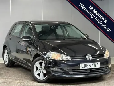 Used VW Golf VII Edition 123 HP (90 kW) 2016 Black Hatchback