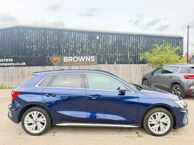 Used Audi A3 Sportback S-Line 2021 Blue Hatchback