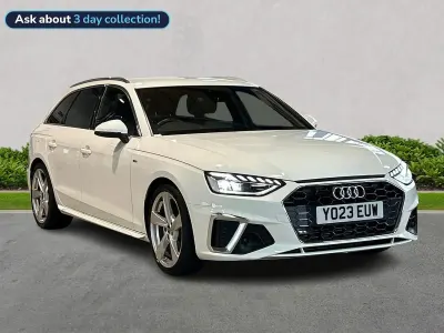 Used Audi A4 S-Line 150 HP (110 kW) 2023 White Estate