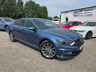 Used VW Passat R-line 2016 Blue Sedan