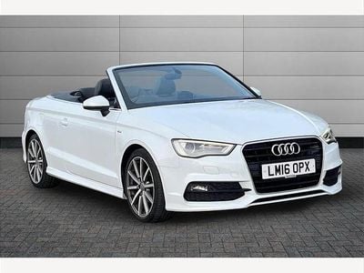 Used Audi A3 Cabriolet S-Line 150 HP (110 kW) 2016 White Cabriolet