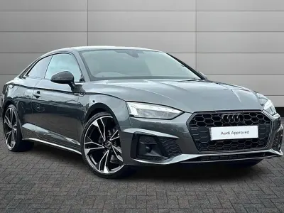 Used Audi A5 Black Edition 150 HP (110 kW) 2022 Daytona grey Coupe