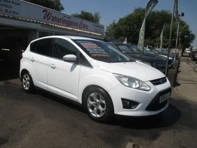 Used Ford C-MAX Zetec 125 HP (91 kW) 2015 White MPV