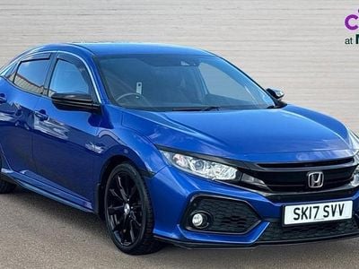 Used Honda Civic SR 129 HP (94 kW) 2017 Blue Hatchback