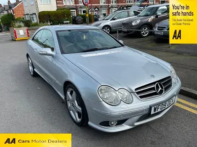 Used Mercedes CLK220 2009 Silver Coupe