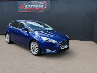 Used Ford Focus Titanium X 125 HP (91 kW) 2015 Blue Hatchback