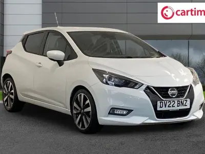 Used Nissan Micra Tekna 92 HP (67 kW) 2022 White Hatchback