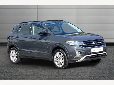 Used VW T-Cross SE 110 HP (80 kW) 2021 Urano grey SUV