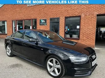 Begagnad Audi A4 S-Line 245 HK (180 kW) 2012 Svart Sedan