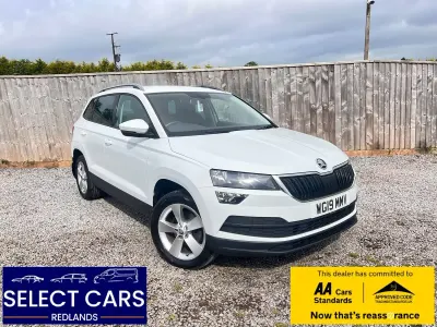 Used Skoda Karoq SE 150 HP (110 kW) 2019 White SUV