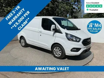 Used Ford Transit Custom Limited 130 HP (95 kW) 2023 White Van