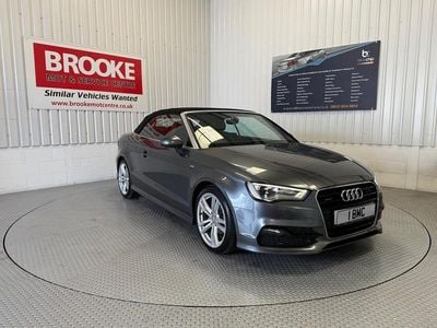 Usado Audi A3 Cabriolet S-Line 150 CV (110 kW) 2015 Gris Descapotable
