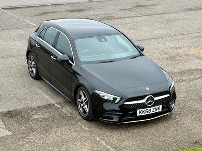 Used Mercedes A180 AMG Line Premium 116 HP (85 kW) 2019 Black Hatchback