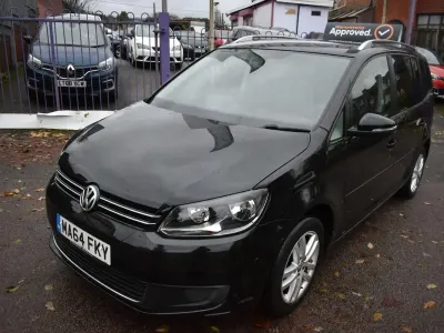 Used VW Touran SE 105 HP (77 kW) 2014 Black MPV