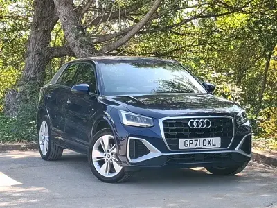 Used Audi Q2 S-Line 150 HP (110 kW) 2021 Blue SUV