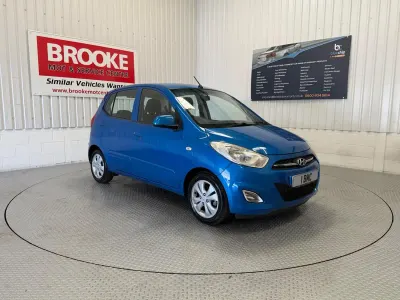 Used Hyundai i10 Active 86 HP (63 kW) 2011 Blue Hatchback