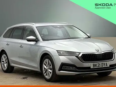 Used Skoda Octavia SE L 150 HP (110 kW) 2021 Brilliant silver metallic Estate