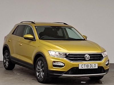 Yellow Used 2018 VW T-Roc SE SUV | £13,498 (Fair price)