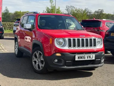 Used Jeep Renegade Limited 170 HP (125 kW) 2016 Red SUV