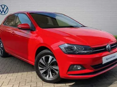 Used VW Polo Match 95 HP (69 kW) 2021 Red Hatchback
