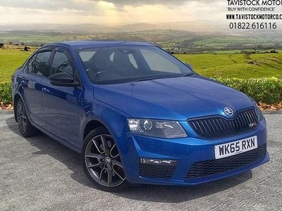 Used Skoda Octavia vRS 184 HP (135 kW) 2015 Blue Estate