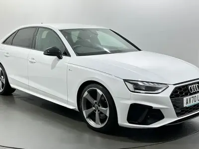 Used Audi A4 Black Edition 150 HP (110 kW) 2020 White Sedan