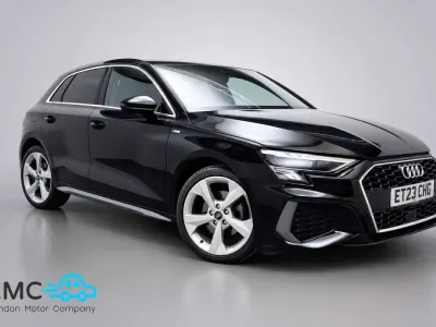 Used Audi A3 Sportback S-Line 110 HP (80 kW) 2023 Black Hatchback