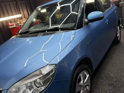 Used Skoda Fabia SE 2014 Blue Hatchback
