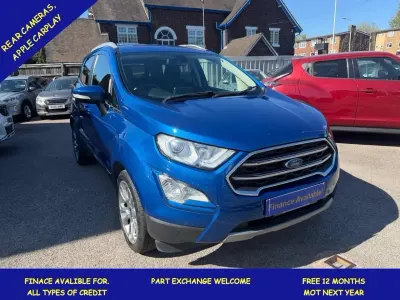 Used Ford Ecosport Titanium 125 HP (91 kW) 2019 Blue SUV