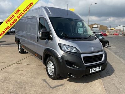 used Peugeot Boxer 2.2 BLUEHDI 435 L4H2 E/L/WB PROFESSIONAL PANEL VAN 139 BHP with air con, cr
