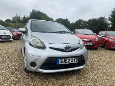 Used Toyota Aygo 68 HP (50 kW) 2012 Silver Hatchback