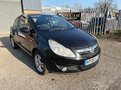 Used Vauxhall Corsa Club 2008 Black Hatchback